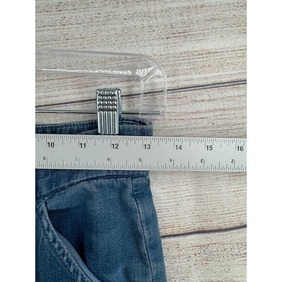 AG Adriano Goldschmied The Carly Pintuck Wide Leg Jeans Womens 24 Blue - Picture 11 of 13